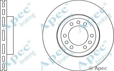APEC BRAKING dsk2893 -  Тормозной диск